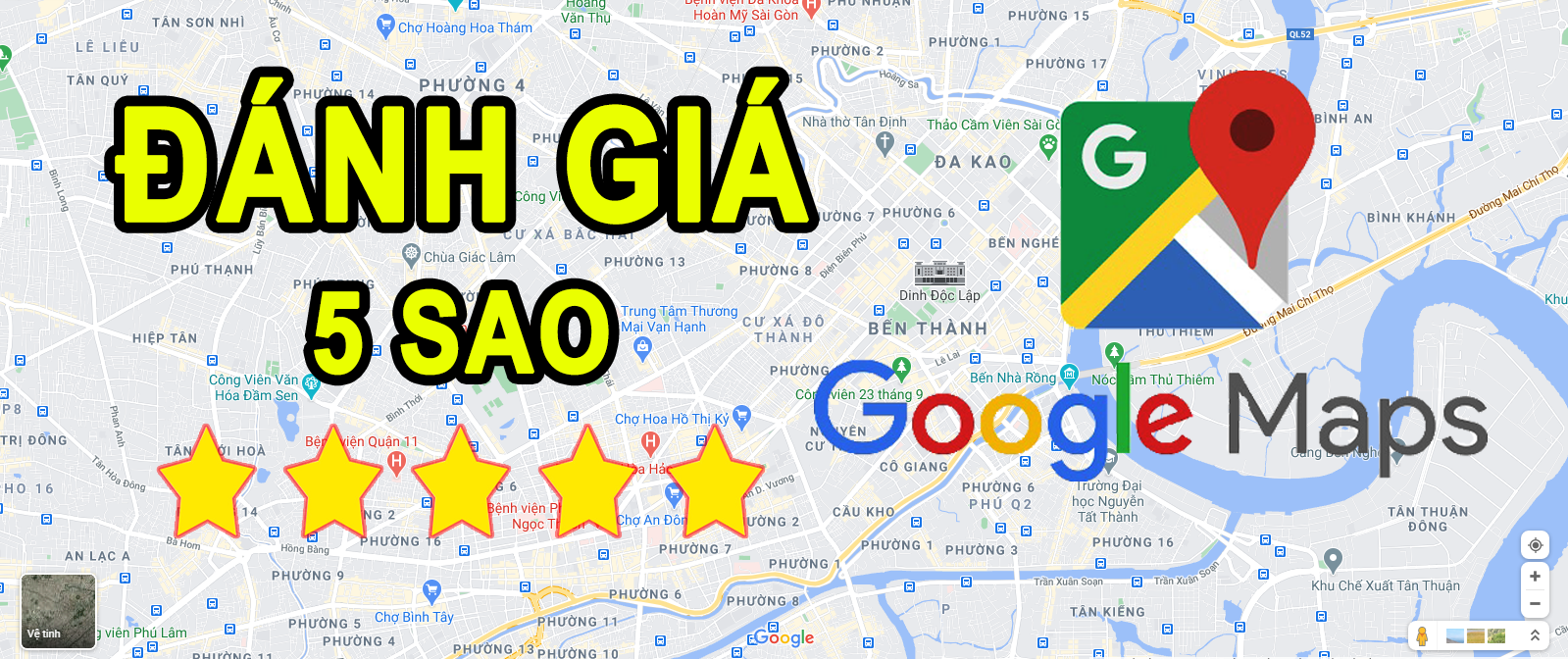 dịch vụ đánh giá google maps