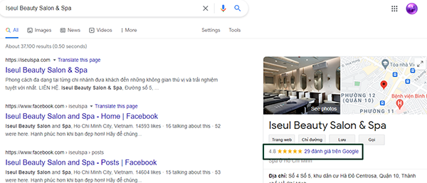 lợi ích của đánh giá google doanh nghiệp