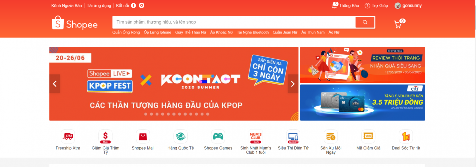 dịch vụ shopee