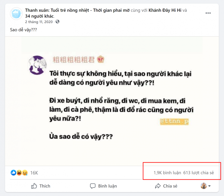 tăng chia sẻ facebook